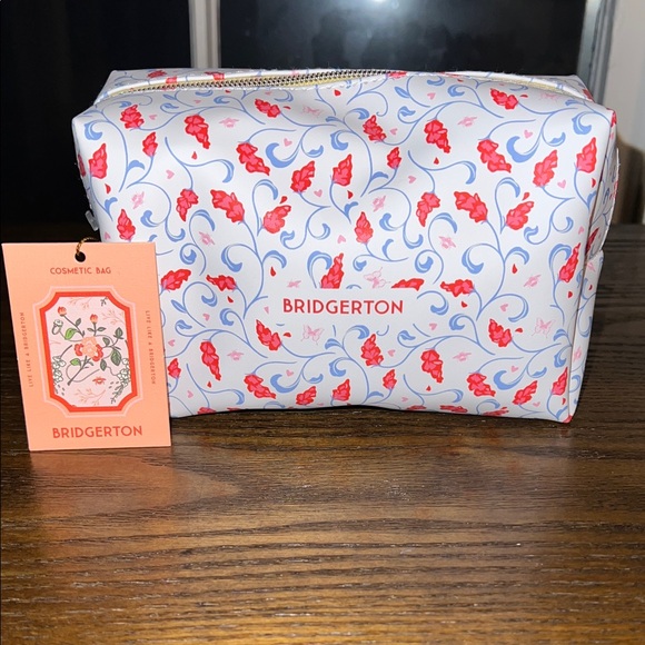 Netflix Handbags - Bridgerton Floral Cosmetic Bag NWT